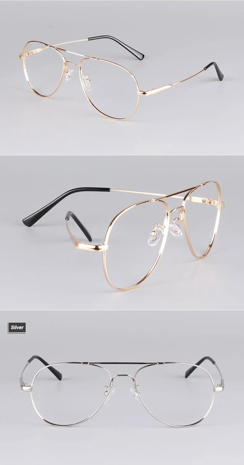 Unisex Oval Full Rim Titanium Double Bridge Prescription Glasses 3028 — view 11 | Rx Spectacle