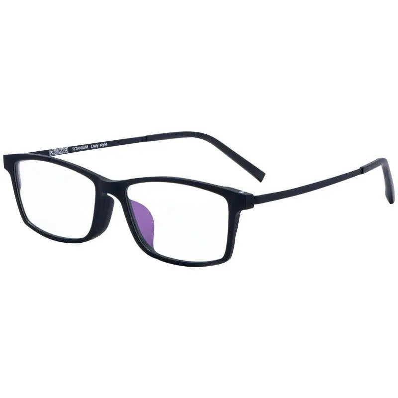 Men's Square Semi-Rimless TR90 Prescription Glasses 2099 — view 2 | Rx Spectacle