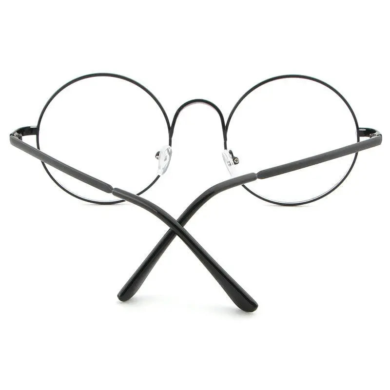 Women's Round Full Rim Alloy Prescription Glasses Lx3048 — view 14 | Rx Spectacle