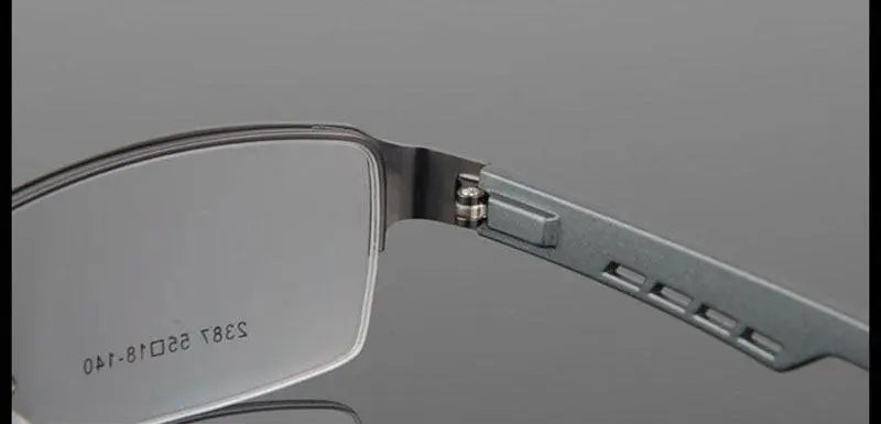 Women's Semi-Rimless Alloy Prescription Glasses 2387 — view 11 | Rx Spectacle