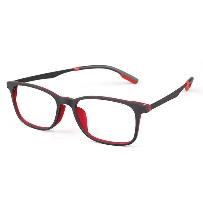 Square Full Rim Titanium Prescription Glasses 7011 — view 26 | Rx Spectacle