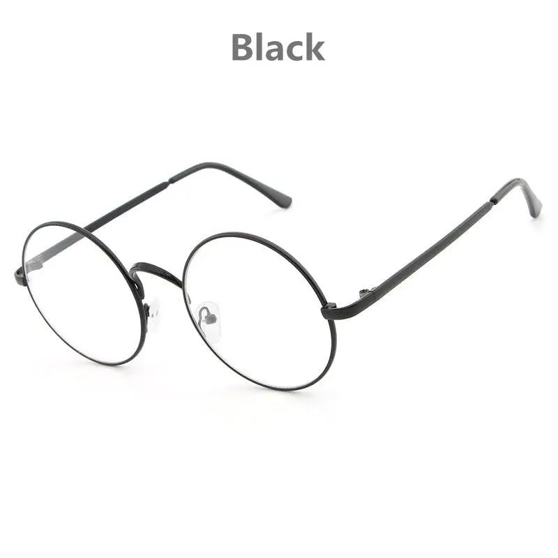Women's Round Full Rim Alloy Prescription Glasses Lx3048 — view 12 | Rx Spectacle