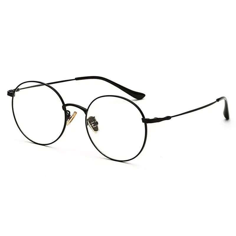 Unisex Round Full Rim Alloy Prescription Glasses 77507 — view 8 | Rx Spectacle