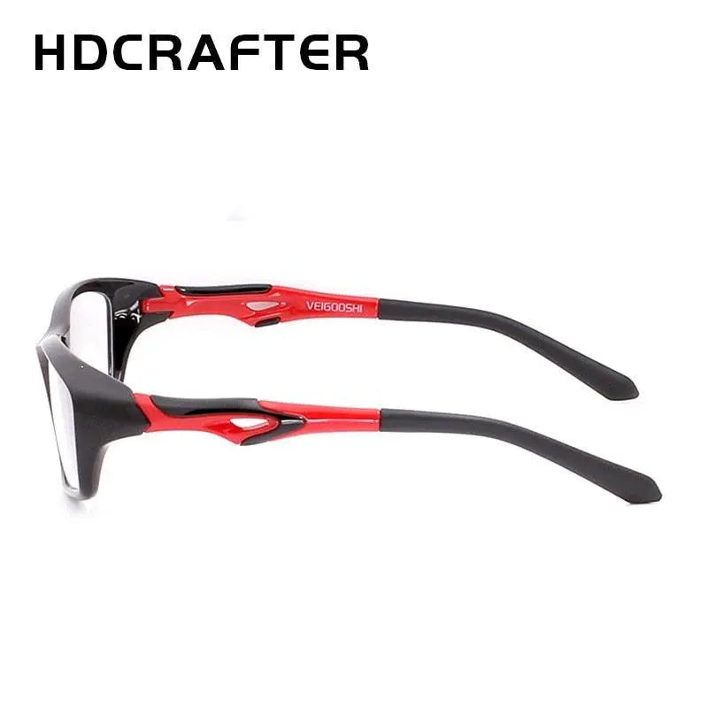 Men's Rectangular Full Rim TR90 Sports Glasses Tr8021 — view 3 | Rx Spectacle