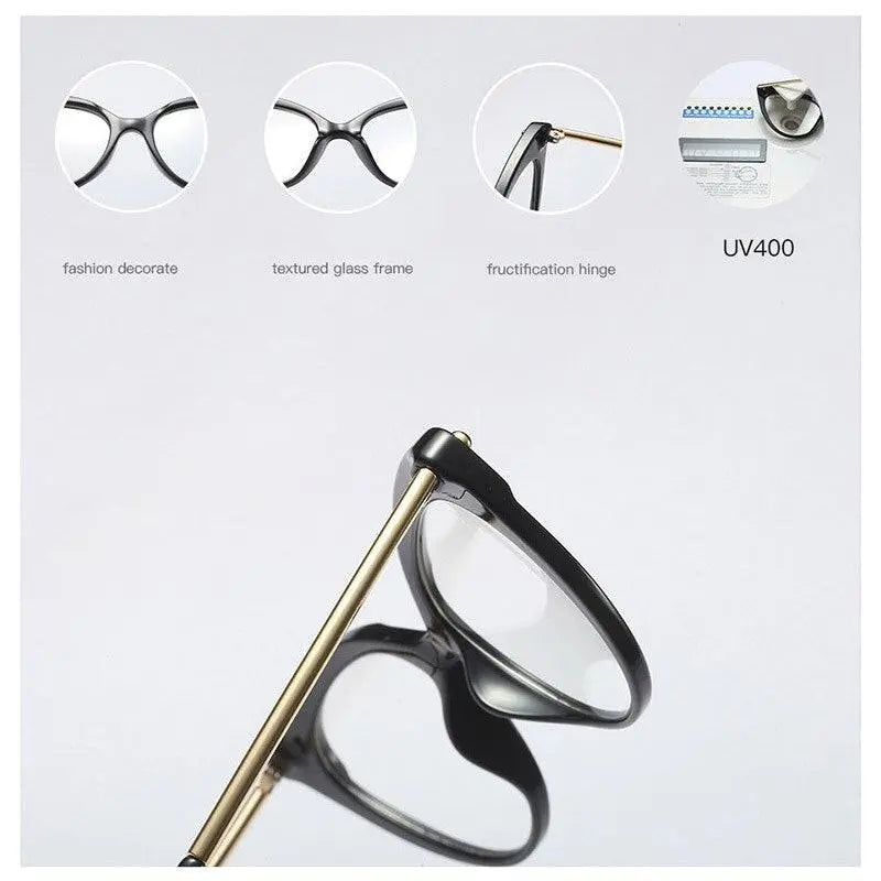 Women's Cat Eye Full Rim Acetate Prescription Glasses 93308 — view 2 | Rx Spectacle