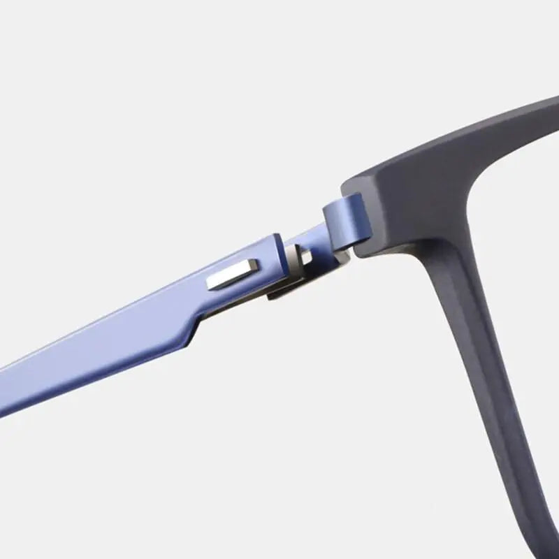 Men's Square Full Rim TR90 Prescription Glasses E0207 — view 7 | Rx Spectacle