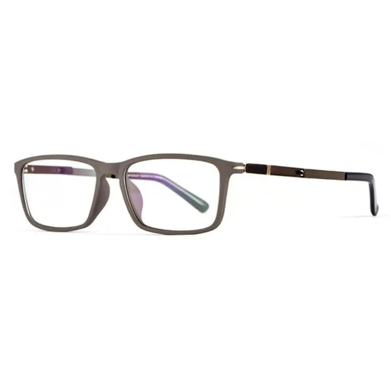 Unisex Square Full Rim TR90 Prescription Glasses D006 — view 6 | Rx Spectacle
