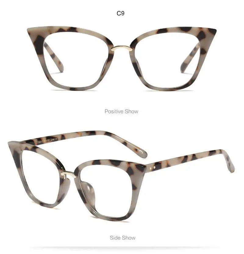 Women's Cat Eye Full Rim Acetate Prescription Glasses 97093 — view 16 | Rx Spectacle