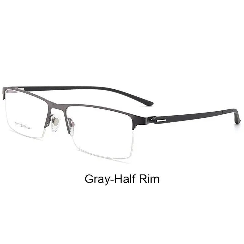 Men's Full Rim Alloy Prescription Glasses P9960 — view 6 | Rx Spectacle