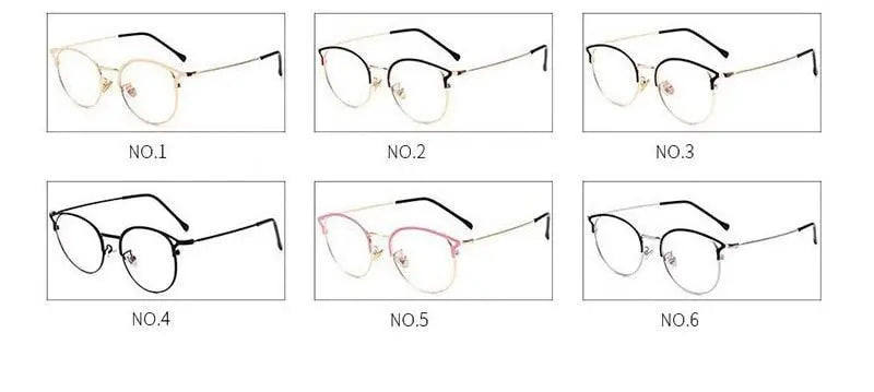 Cat Eye Full Rim Alloy Prescription Glasses 9029 — view 14 | Rx Spectacle