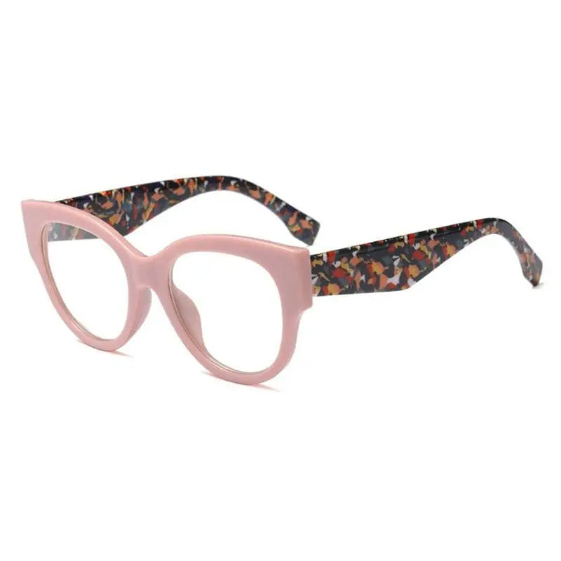 Women's Cat Eye Full Rim Acetate Prescription Glasses 92161 — view 3 | Rx Spectacle
