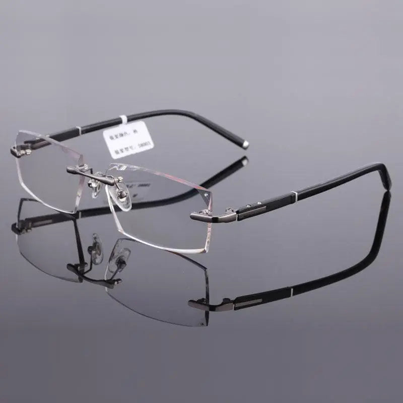 Rimless Titanium Prescription Glasses 58003 — view 10 | Rx Spectacle