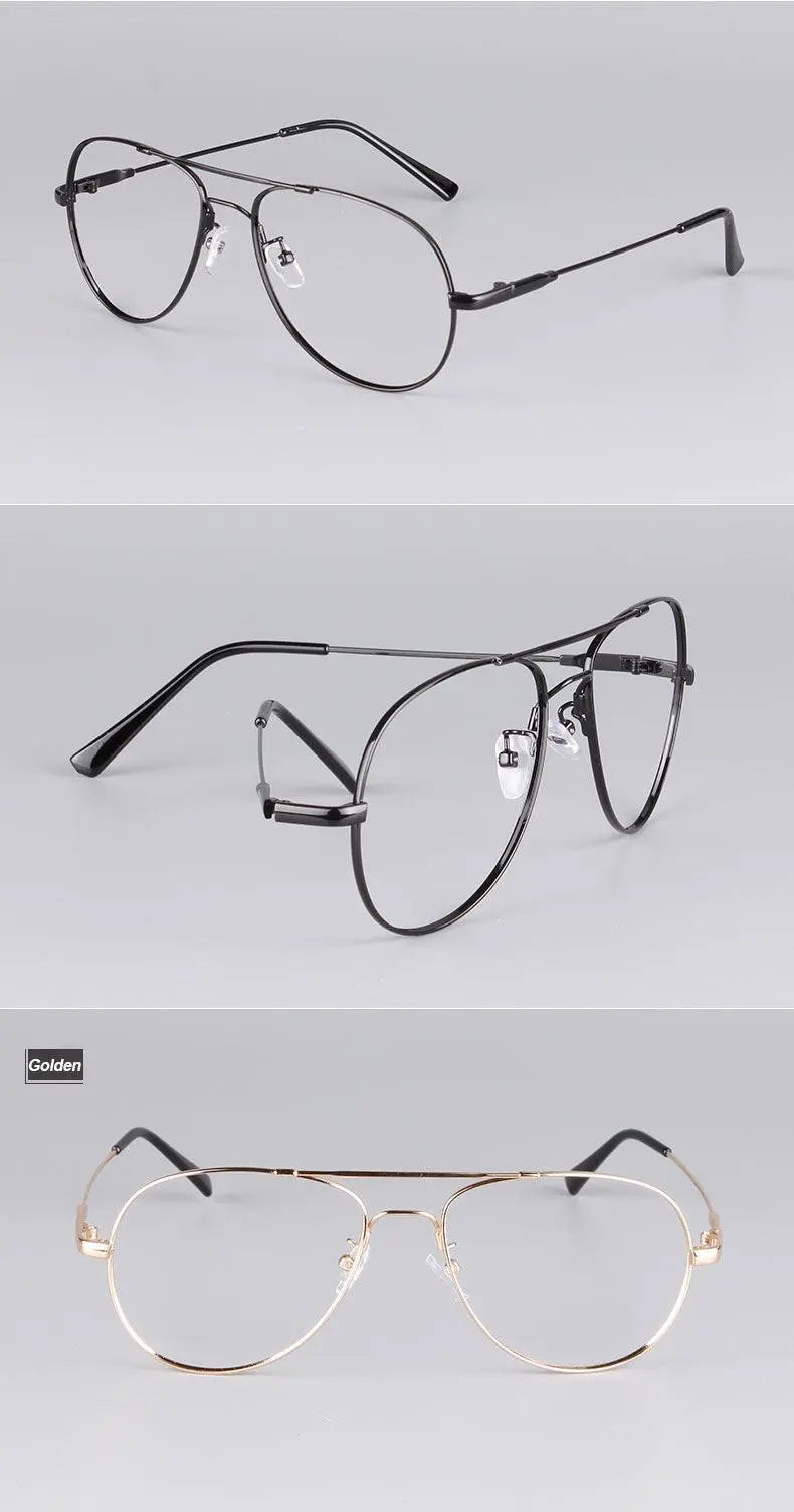 Unisex Oval Full Rim Titanium Double Bridge Prescription Glasses 3028 — view 10 | Rx Spectacle