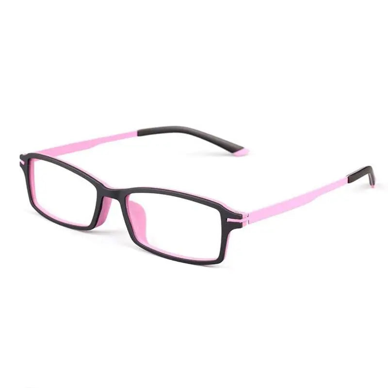 Square Full Rim Titanium Prescription Glasses 7011 — view 25 | Rx Spectacle