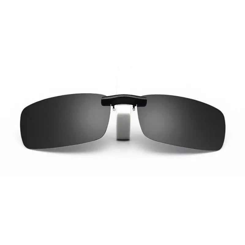 Unisex Square Full Rim Clip-On Prescription Glasses — view 5 | Rx Spectacle