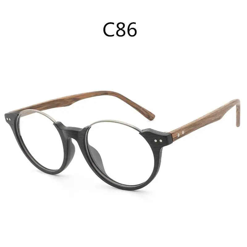 Unisex Square Full Rim Wood Prescription Glasses Ft5359 — view 6 | Rx Spectacle