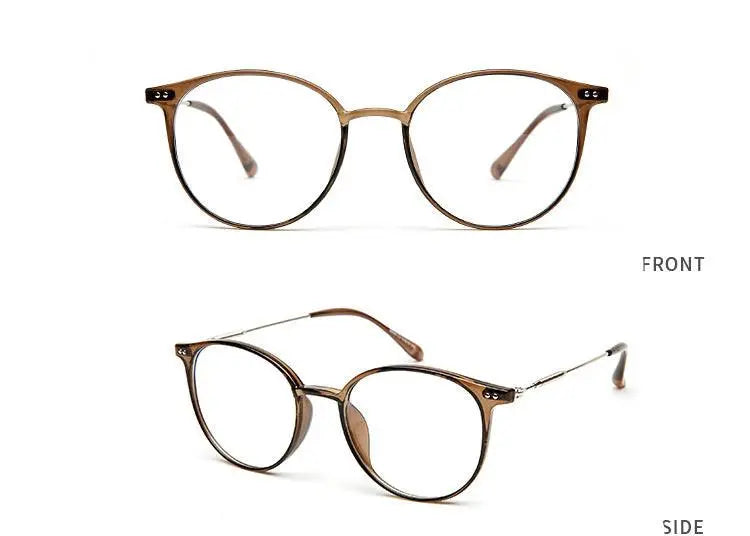 Unisex Round Full Rim Acetate Prescription Glasses — view 20 | Rx Spectacle