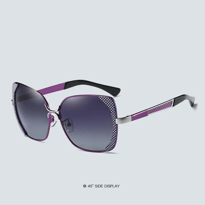 Women's Square Full Rim Alloy Prescription Glasses 6053 — view 7 | Rx Spectacle