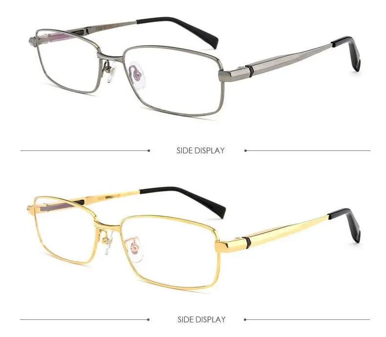 Men's Full Rim Titanium Reading Glasses 81133 — view 21 | Rx Spectacle