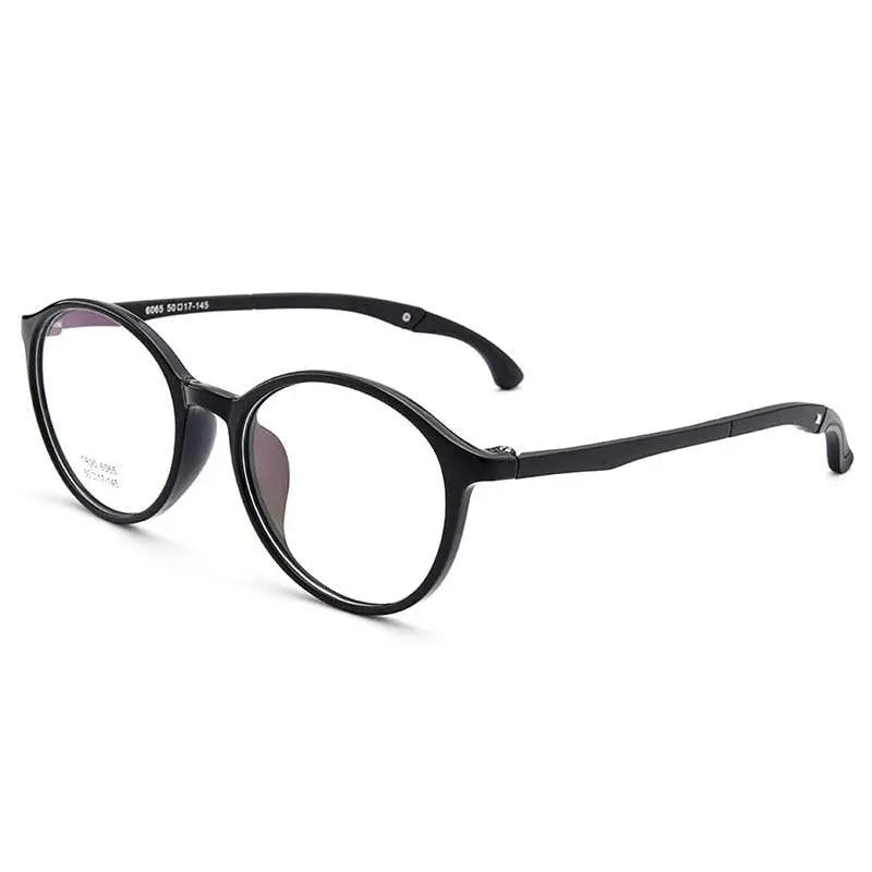 Unisex Round Full Rim TR90 Prescription Glasses M6065 — view 9 | Rx Spectacle