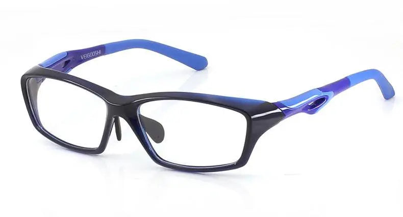 Men's Square Full Rim Titanium Sports Glasses Tr8021 — view 34 | Rx Spectacle