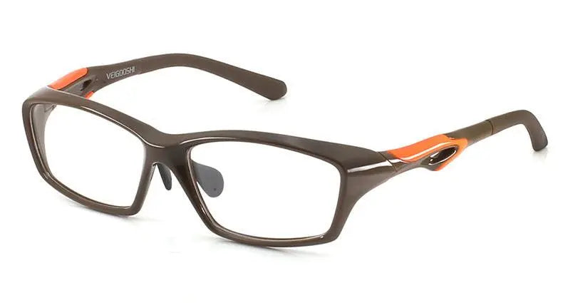 Men's Rectangular Full Rim TR90 Sports Glasses Tr8021 — view 36 | Rx Spectacle