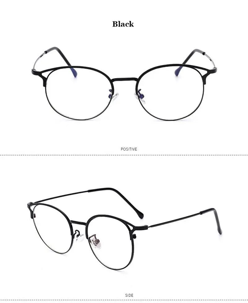 Cat Eye Full Rim Alloy Prescription Glasses 9029 — view 18 | Rx Spectacle