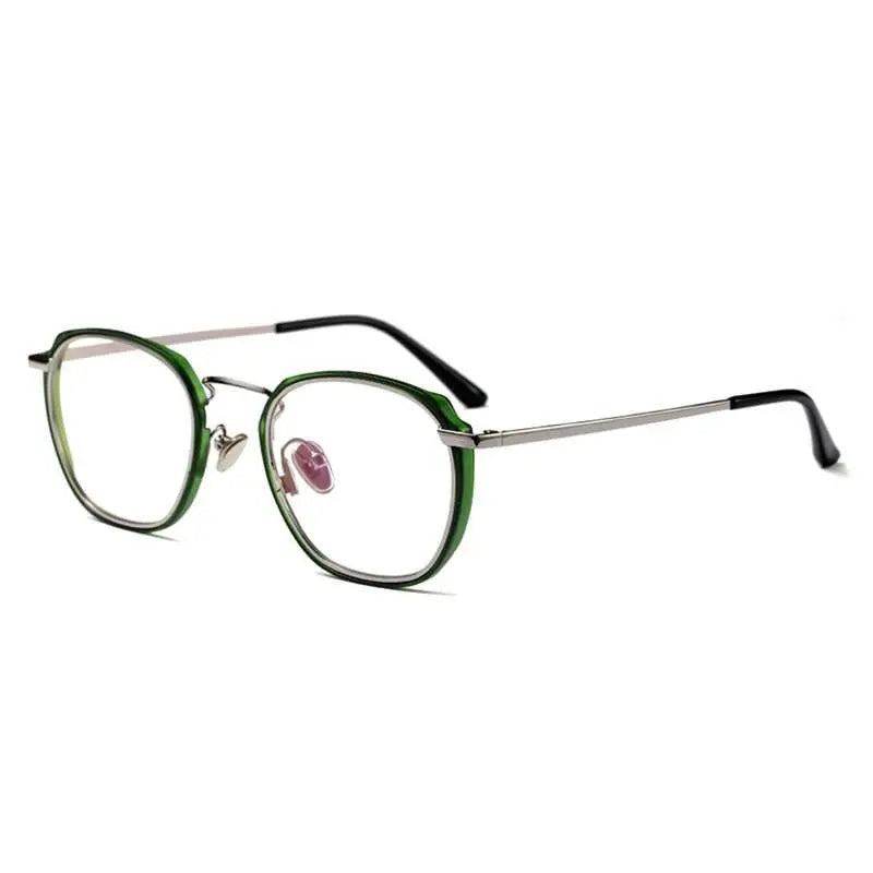 Unisex Round Full Rim Acetate Prescription Glasses 1718063 — view 4 | Rx Spectacle