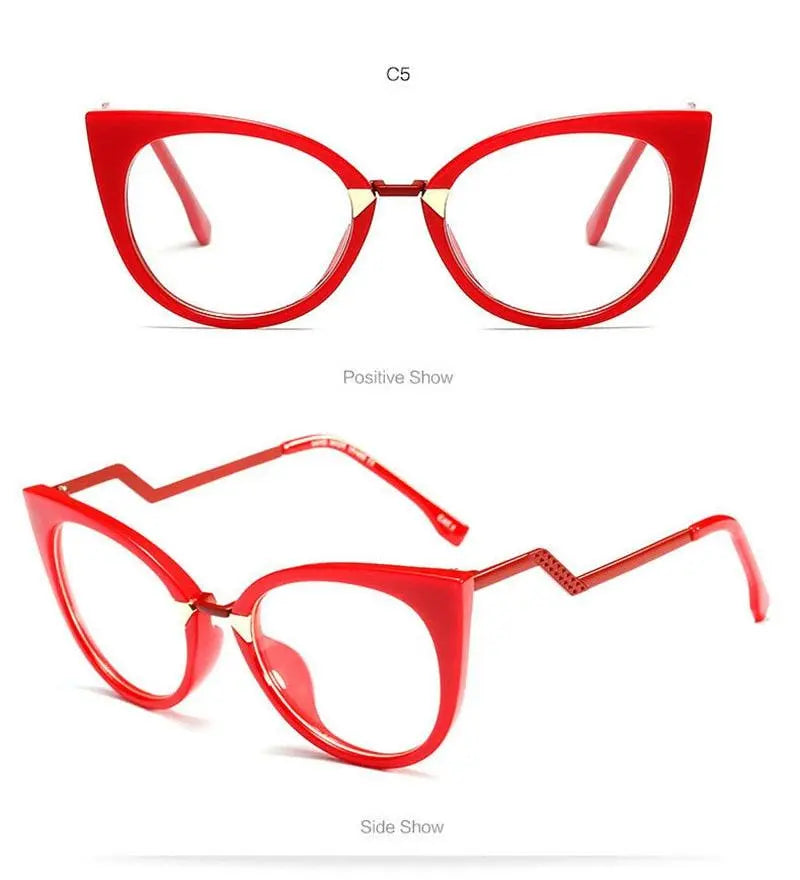 Women's Cat Eye Full Rim Acetate Prescription Glasses 97320 — view 18 | Rx Spectacle