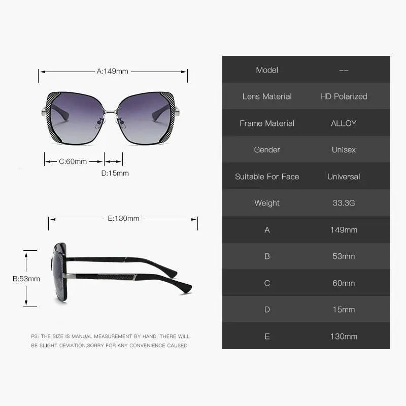 Women's Square Full Rim Alloy Prescription Glasses 6053 — view 19 | Rx Spectacle