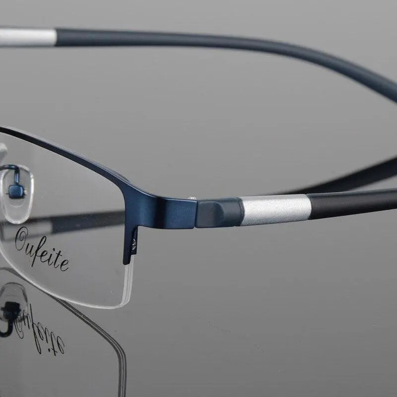 Unisex Semi-Rimless TR90 Prescription Glasses 2242 — view 7 | Rx Spectacle