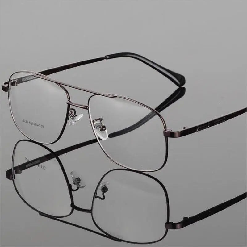 Unisex Round Full Rim Alloy Prescription Glasses 2256 — view 8 | Rx Spectacle
