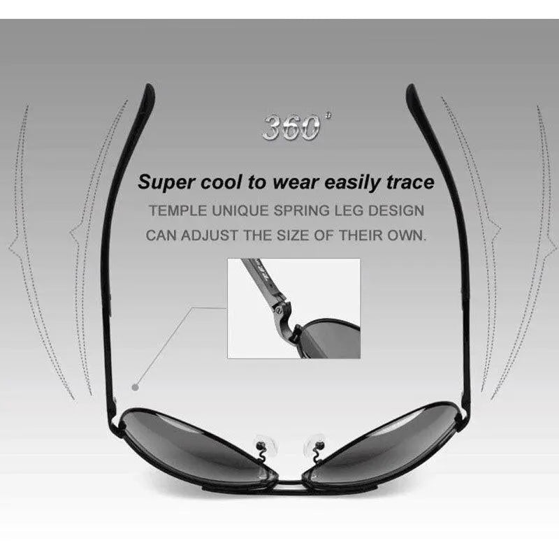 Men's Oval Full Rim Alloy Prescription Glasses 0718 — view 4 | Rx Spectacle