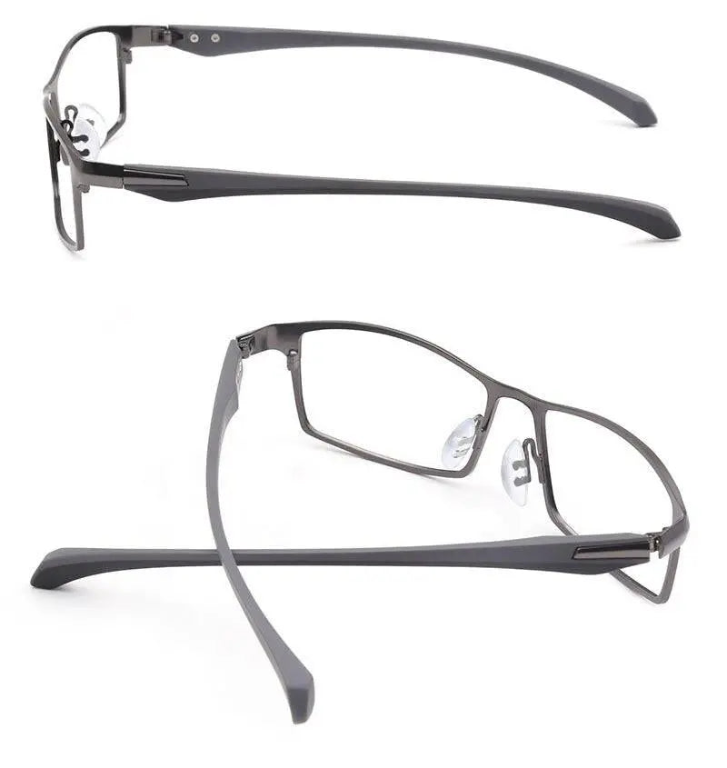 Men's Full Rim Alloy Prescription Glasses — view 18 | Rx Spectacle