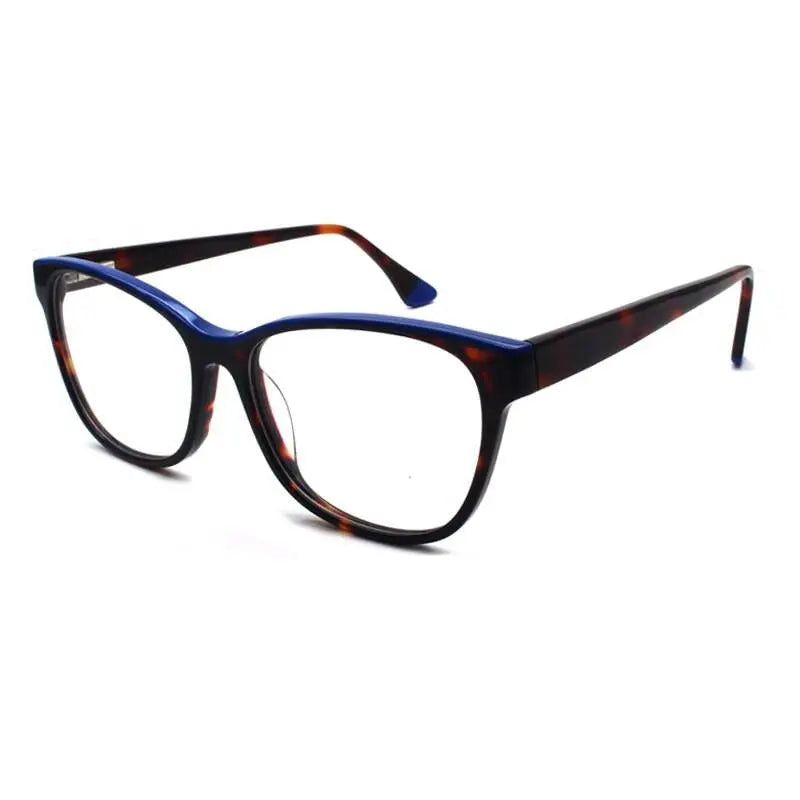 Unisex Square Full Rim Acetate Prescription Glasses 8043 — view 11 | Rx Spectacle