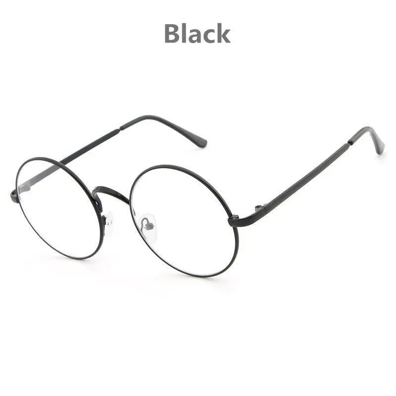 Women's Round Full Rim Alloy Prescription Glasses Lx3048 — view 7 | Rx Spectacle