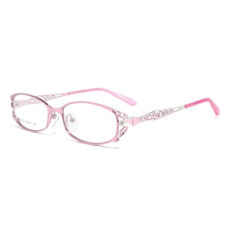Unisex Rectangular Full Rim Alloy Reading Glasses 8982 — view 3 | Rx Spectacle