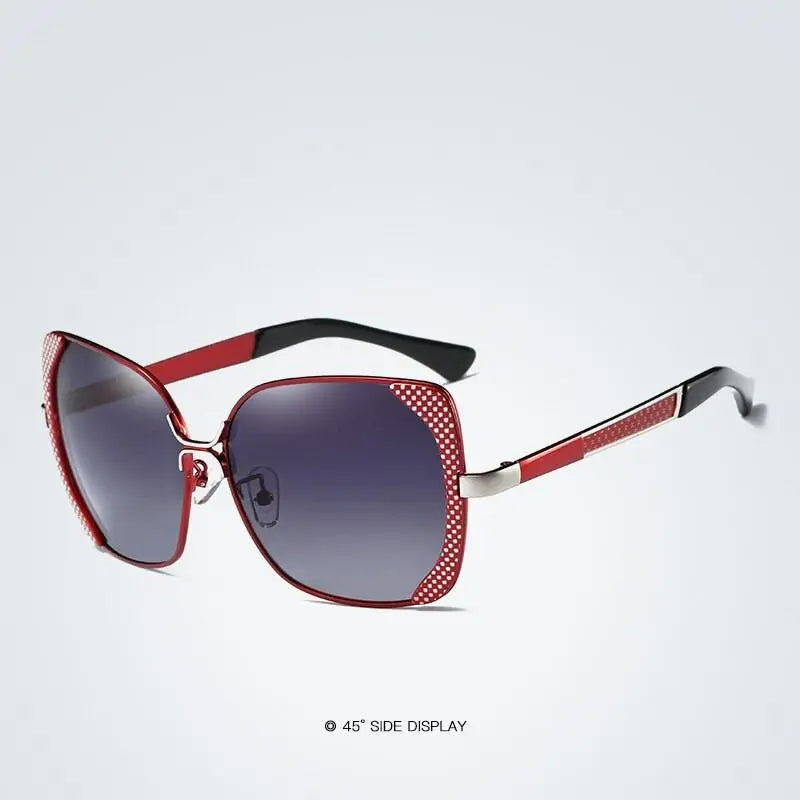 Women's Square Full Rim Alloy Prescription Glasses 6053 — view 6 | Rx Spectacle