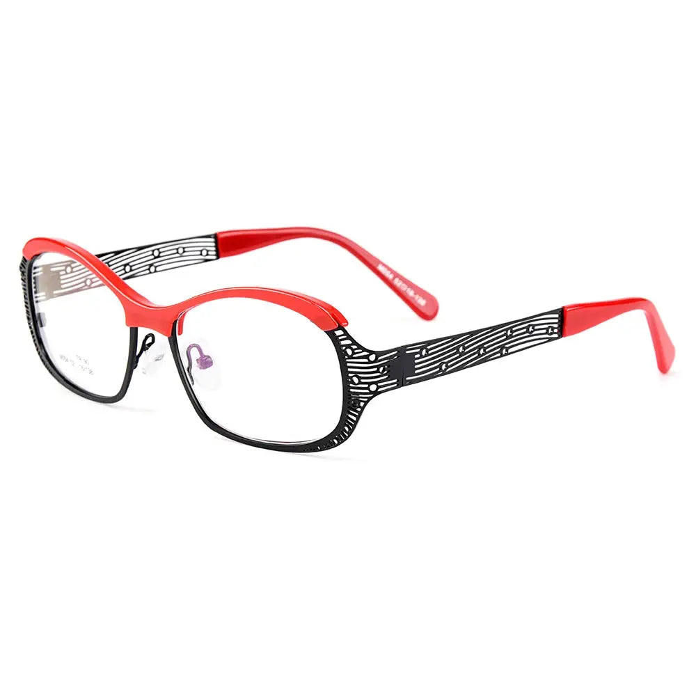 Women's Oval Full Rim TR90 Prescription Glasses 19054 — view 2 | Rx Spectacle