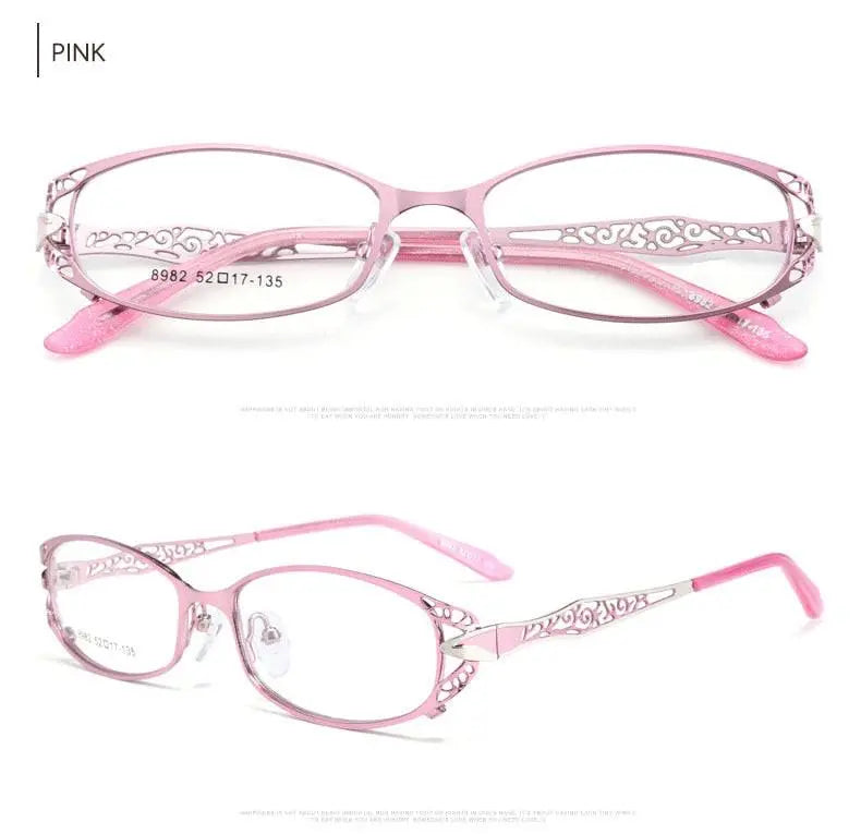 Unisex Rectangular Full Rim Alloy Reading Glasses 8982 — view 14 | Rx Spectacle