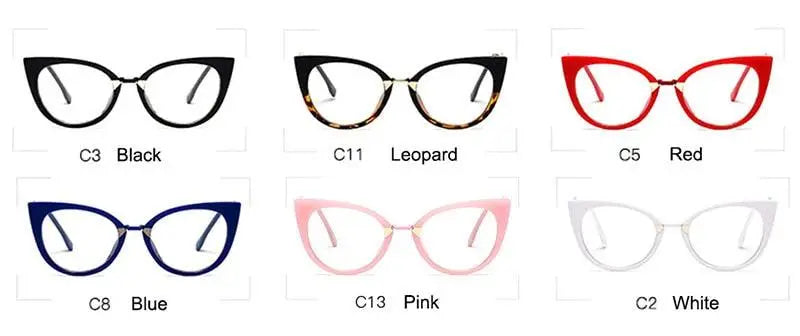 Women's Cat Eye Full Rim Acetate Prescription Glasses 97320 — view 13 | Rx Spectacle