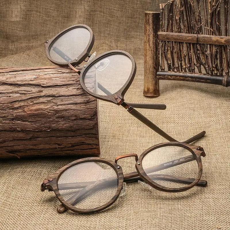 Unisex Round Full Rim Acetate Prescription Glasses Bc06 — view 9 | Rx Spectacle