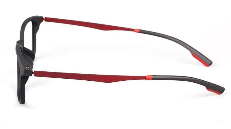 Square Full Rim Titanium Prescription Glasses 7011 — view 19 | Rx Spectacle