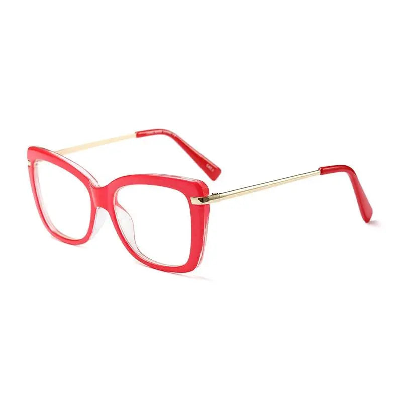 Women's Cat Eye Full Rim Acetate Prescription Glasses 97331 — view 4 | Rx Spectacle
