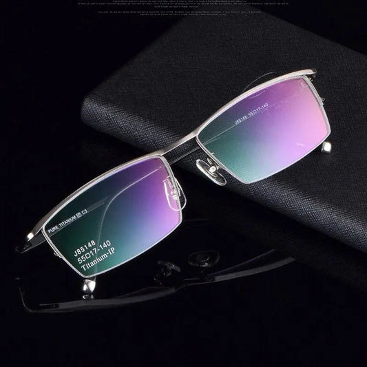 Full Rim Titanium Prescription Glasses J85148 — view 1 | Rx Spectacle