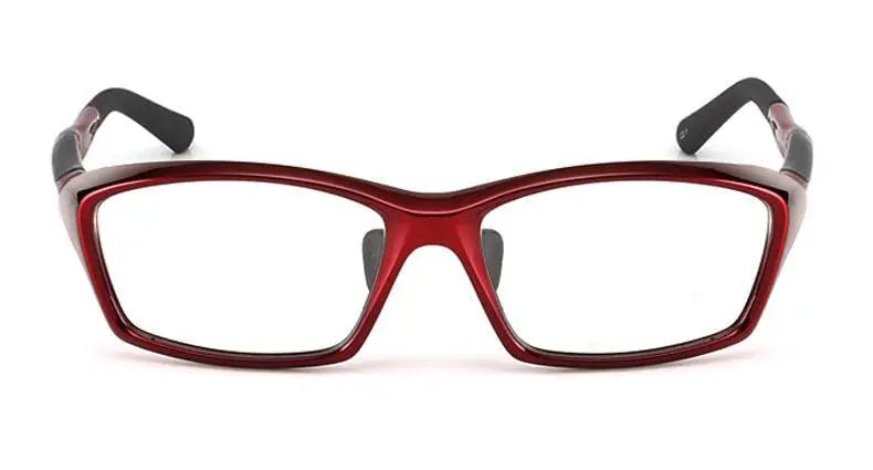 Men's Square Full Rim Titanium Sports Glasses Tr8021 — view 21 | Rx Spectacle