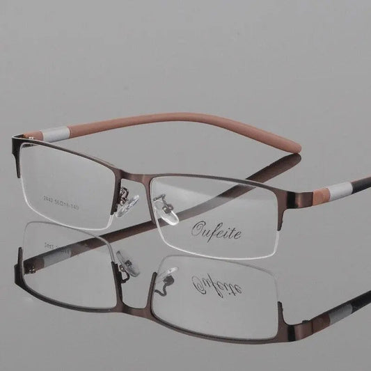 Unisex Semi-Rimless TR90 Prescription Glasses 2242 — view 1 | Rx Spectacle