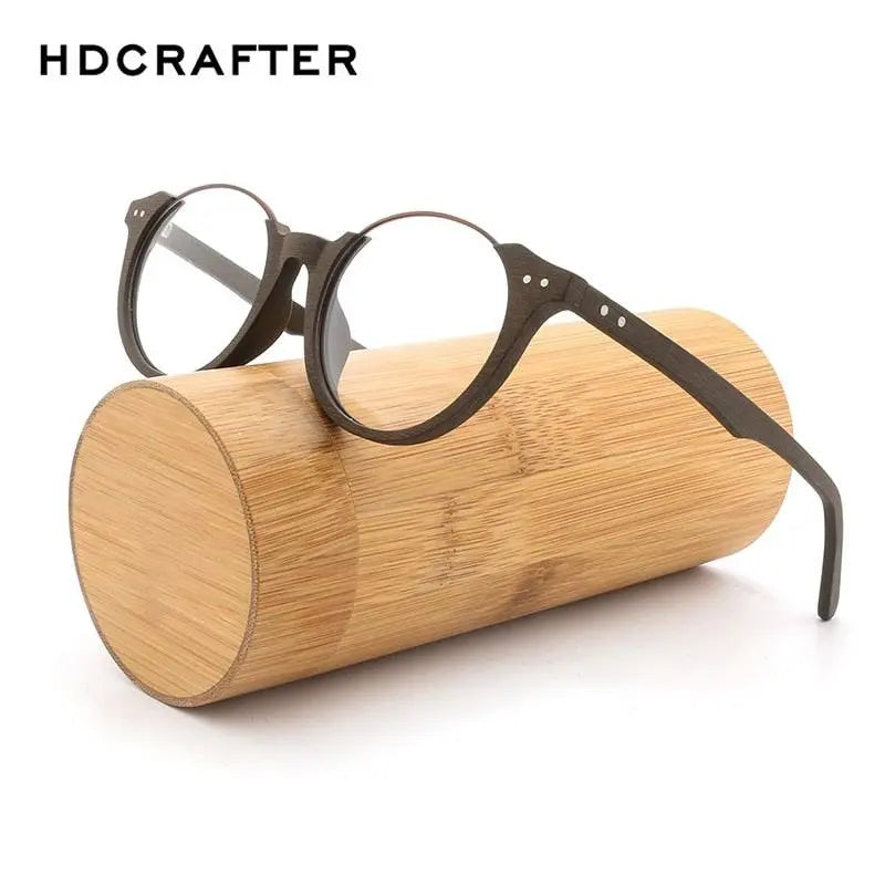 Unisex Square Full Rim Wood Prescription Glasses Ft5359 — view 10 | Rx Spectacle