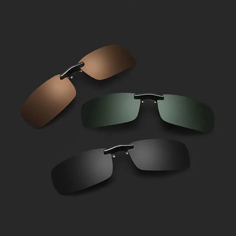 Unisex Square Full Rim Clip-On Prescription Glasses — view 1 | Rx Spectacle