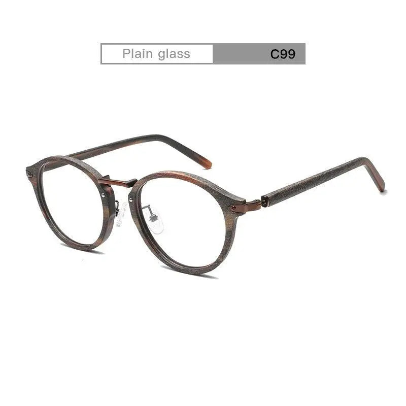 Unisex Round Full Rim Acetate Prescription Glasses Bc06 — view 14 | Rx Spectacle